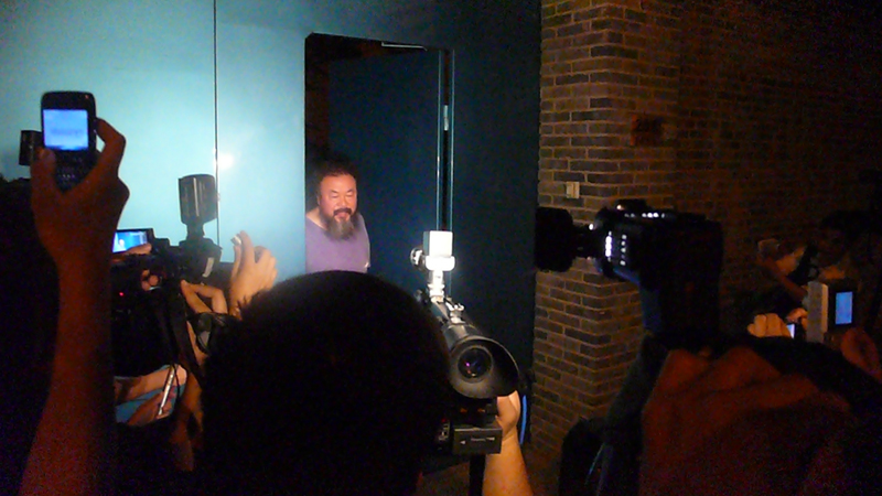 Ai Weiwei appears